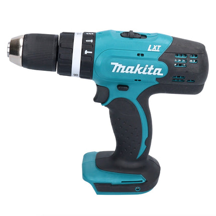 Taladro percutor inalámbrico Makita DHP 453 RFX1 18 V 42 Nm + 2x baterías 3,0 Ah + cargador + set de accesorios 74 piezas + estuche