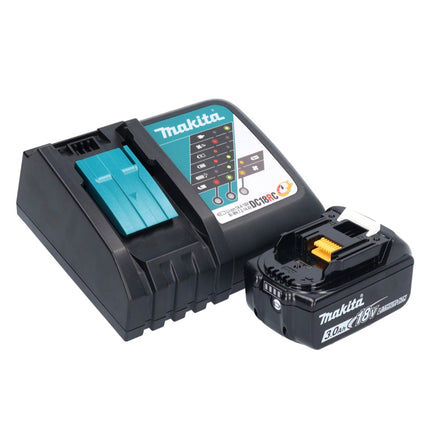 Taladro percutor inalámbrico Makita DHP 482 RF1X1W 18 V 62 Nm + 1x batería 3,0 Ah + cargador + set de accesorios 74 piezas + estuche