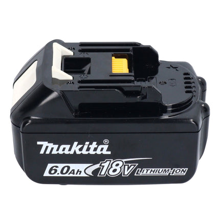 Makita DHP 482 G1X1W Perceuse-visseuse à percussion sans fil 18 V 62 Nm + 1x Batterie 6,0 Ah + kit d'accessoires - 74 pièces + Mallette - sans chargeur