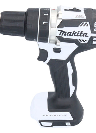 Makita DHP 484 F1X1W perceuse à percussion sans fil 18 V 54 Nm sans balais blanc + 1x batterie 3,0 Ah + jeu d'accessoires 74 pièces + mallette - sans chargeur