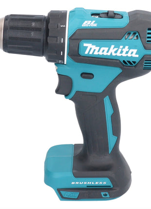 Makita DDF 485 RF1X1 taladro atornillador inalámbrico 18 V 50 Nm sin escobillas + 1x batería 3,0 Ah + cargador + set de accesorios 74 piezas + estuche