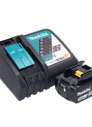 Makita DTD 171 RF1X1 llave de impacto a batería 18 V 180 Nm 1/4" sin escobillas + 1x batería 3,0 Ah + cargador + set de accesorios 74 piezas + estuche