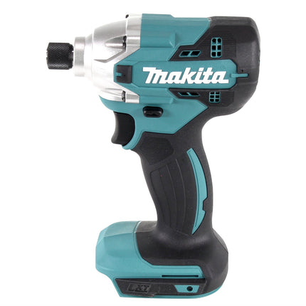 Makita DTD 156 F1X1 llave de impacto a batería 18 V 155 Nm 1/4" + 1x batería 3,0 Ah + set de accesorios 74 piezas + maletín - sin cargador