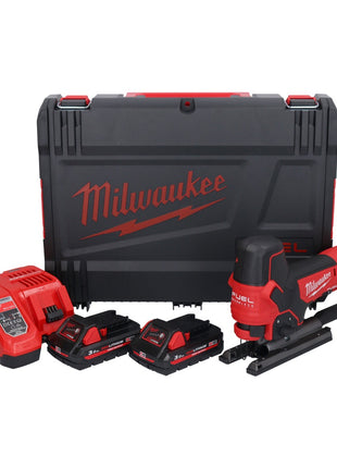 Milwaukee M18 FBJS-302X Akku Stichsäge 18 V Brushless + 2x Akku 3,0 Ah + Ladegerät + HD Box