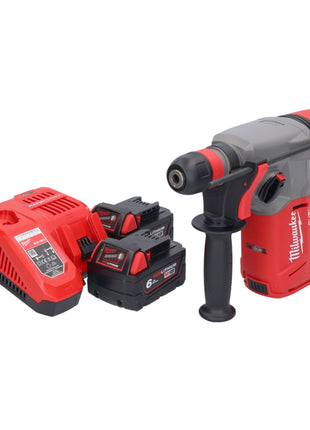 Milwaukee M18 CHX-602 Akku Kombihammer 18 V 2,5 J SDS plus Brushless + 2x Akku 6,0 Ah + Ladegerät