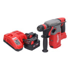 Martillo combinado a batería Milwaukee M18 CHX-602 18 V 2,5 J SDS plus sin escobillas + 2x baterías 6,0 Ah + cargador