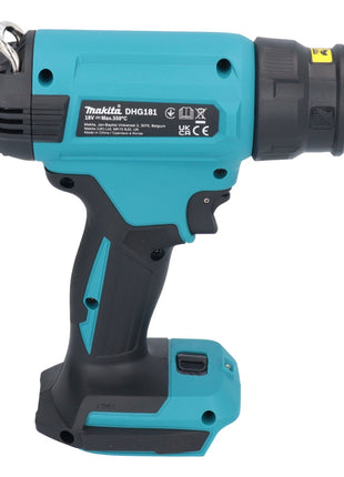 Makita DHG 181 ZJ Akku Heißluftgebläse 18 V 150 - 550°C + Makpac - ohne Akku, ohne Ladegerät