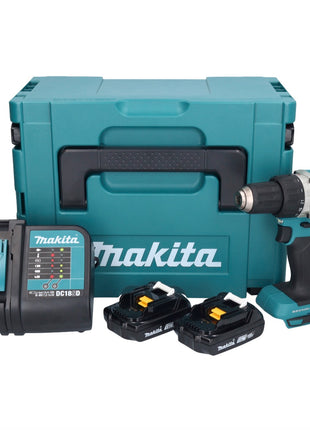 Makita DDF 484 SYJ Akku Bohrschrauber 18 V 54 Nm + 2x Akku 1,5 Ah + Ladegerät + Makpac