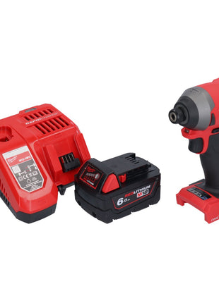 Clé à chocs sans fil Milwaukee M18 ONEID2-601 18 V 226 Nm 1/4" sans balai + 1x batterie 6,0 Ah + chargeur