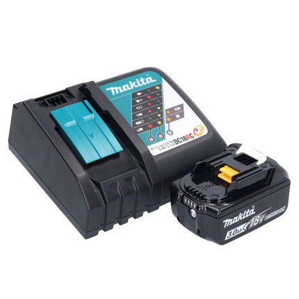 Aspiradora sin cable Makita DVC 750 LRF1 LXT 18 V 67 mbar 7,5 l sin escobillas + 1x batería recargable 3,0 Ah + cargador