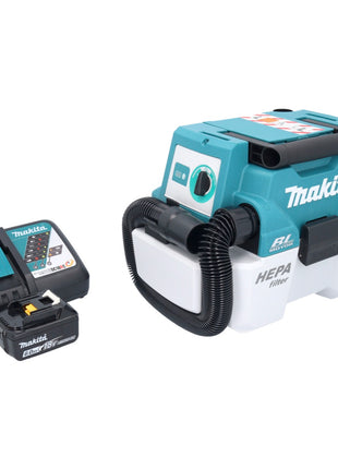 Makita DVC 750 LRG1 Akku Staubsauger LXT 18 V 67 mbar 7,5 l Brushless + 1x Akku 6,0 Ah + Ladegerät