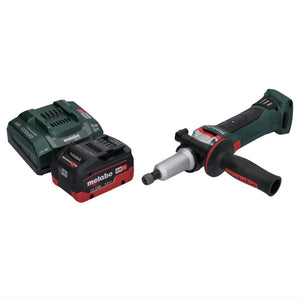 Metabo GA 18 LTX G Akku Geradschleifer 18 V 6 mm + 1x Akku 5,5 Ah + Ladegerät