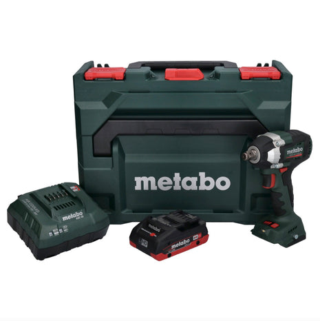 Metabo SSW 18 LT 300 BL Visseuse à choc sans fil 18 V 300 Nm Brushless + 1x batterie 4,0 Ah + chargeur + metaBOX