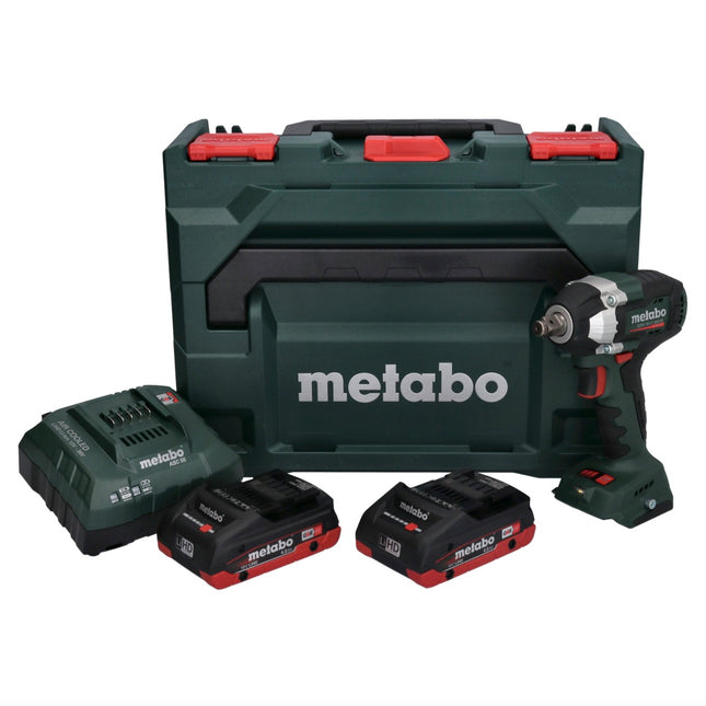 Metabo SSW 18 LT 300 BL cordless impact wrench 18 V 300 Nm brushless + 2x battery 4.0 Ah + charger + metaBOX