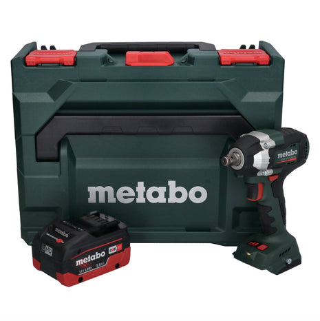 Metabo SSW 18 LT 300 BL Atornillador de impacto a batería 18 V 300 Nm sin escobillas + 1x batería 5,5 Ah + metaBOX - sin cargador