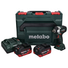 Metabo SSW 18 LT 300 BL Akku Schlagschrauber 18 V 300 Nm Brushless + 2x Akku 5,5 Ah + Ladegerät + metaBOX