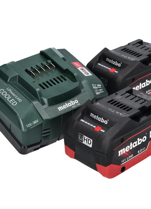 Metabo SSW 18 LT 300 BL Visseuse à choc sans fil 18 V 300 Nm Brushless + 2x batterie 8,0 Ah + chargeur + metaBOX