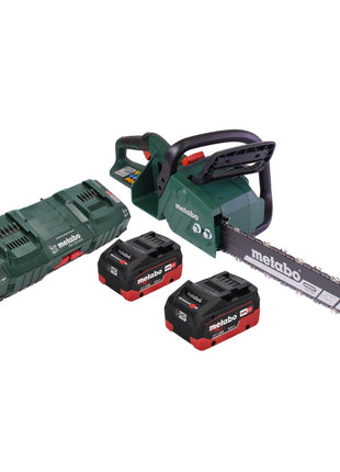 Metabo MS 36-18 LTX BL 40 Akku Kettensäge 36 V ( 2x 18 V ) 40 cm 22 m/s Brushless + 2x Akku 8,0 Ah + Doppel Ladegerät - Toolbrothers