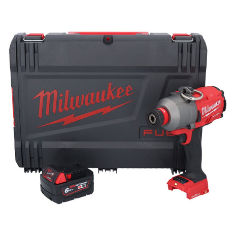 Milwaukee M18 ONEFHIWH716-601X Llave de impacto inalámbrica 18 V 1017 Nm 7/16" sin escobillas + 1x batería 6,0 Ah + caja HD - sin cargador