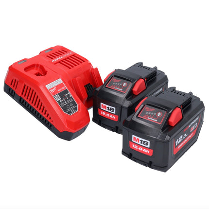 Milwaukee Milwaukee M18 FCHS35-122 Cordless Chainsaw 35cm 12,4m/s 18V + 2x Batteries 12,0 Ah + Charger (4933479679)