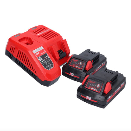 Milwaukee M18 CBLID-302C Llave de impacto sin escobillas 18 V 180 Nm 1/4'' + 2x batería 3.0 Ah + cargador + maletín