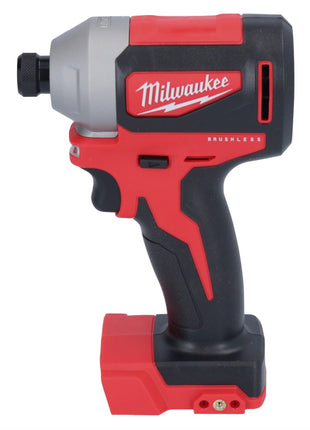 Llave de impacto inalámbrica Milwaukee M18 CBLID-602C 18 V 180 Nm 1/4" sin escobillas + 2x baterías 6,0 Ah + cargador + estuche