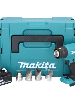 Makita DHG 181 F1J Akku Heißluftgebläse 18 V 150 - 550°C + 1x Akku 3,0 Ah + Makpac - ohne Ladegerät