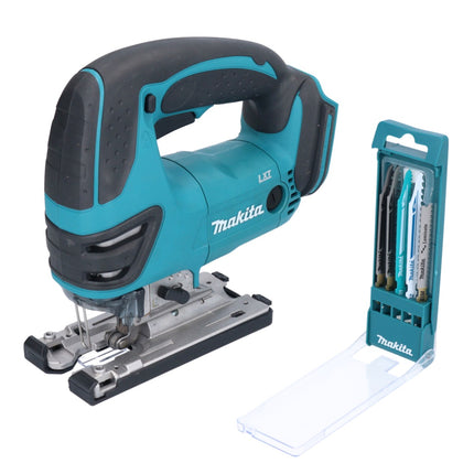 Makita DJV 180 Z cordless jigsaw 18 V + 5 pcs. jigsaw blade set - without battery, without charger
