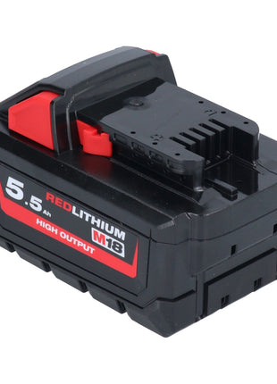 Milwaukee M18 HB 5,5 Kit batterie 3x 18 V 5,5 Ah / 5500 mAh Li-Ion High Output ( 3x 4932464712 ) avec indicateur de charge