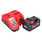 Milwaukee M18 NRG-551 Battery Starter Set High Output 18 V + 1x battery 5.5 Ah ( 4932464712 ) + M12-18 FC charger ( 4932451079 )