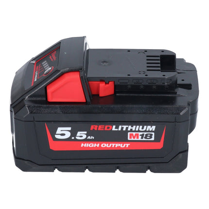 Milwaukee M18 NRG-552 Battery Starter Set High Output 18 V + 2x Battery 5,5 Ah ( 2x 4932464712 ) + M12-18 FC Charger ( 4932451079 )