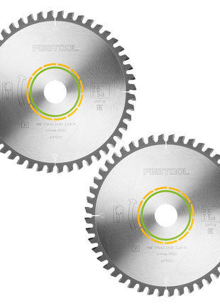 Festool Feinzahn-Sägeblatt W48 2 Stk. ( 2x 491050 ) 216 x 2,3 x 30 für SYMMETRIC SYM 70 - Toolbrothers