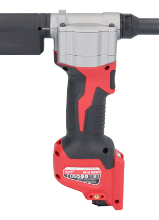 Milwaukee M12 BPRT-402 Akku Blindnietgerät 12 V 20,32 mm + 2x Akku 4,0 Ah + Ladegerät - Toolbrothers