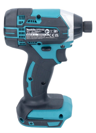 Makita DTD 152 Y1 Akku Schlagschrauber 18 V 165 Nm 1/4" + 1x Akku 1,5 Ah - ohne Ladegerät