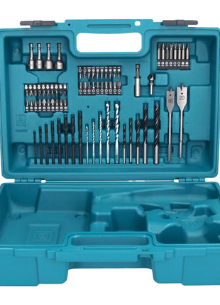 Makita DDF 484 F1X1 Akku Bohrschrauber 18 V 54 Nm + 1x Akku 3,0 Ah + 74 tlg. Zubehörset + Koffer - ohne Ladegerät