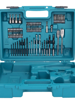 Makita DDF 484 RT1X1 perceuse-visseuse sans fil 18 V 54 Nm + 1x batterie 5,0 Ah + chargeur + jeu d'accessoires 74 pièces + mallette