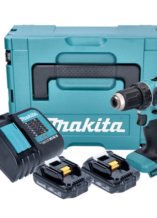 Makita DDF 485 SYJ Akku Bohrschrauber 18 V 50 Nm Brushless + 2x Akku 1,5 Ah + Ladegerät + Makpac - Toolbrothers