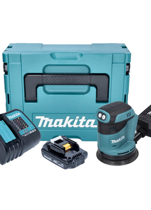 Makita DBO 180 SY1J Akku Exzenterschleifer 18 V 125 mm + 1x Akku 1,5 Ah + Ladegerät + Makpac - Toolbrothers