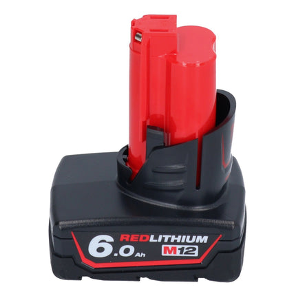 Milwaukee M12 FIR38LR-601 Clé à cliquet longue durée 12 V 75 Nm 3/8'' + 1x batterie 6,0 Ah - sans chargeur