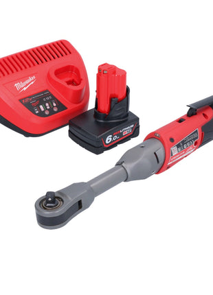 Milwaukee M12 FIR38LR-601 Akku Ratsche lang 12 V 75 Nm 3/8" + 1x Akku 6,0 Ah + Ladegerät