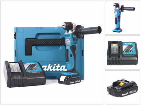 Makita DDA 351 RY1J Akku Winkelbohrmaschine 18V 13,5Nm + 1x Akku 1,5Ah + Ladegerät + Makpac - Toolbrothers