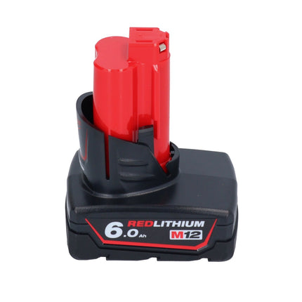 Milwaukee M12 FIR38-601 Carraca sin cable 12 V 75 Nm 3/8" 1/4" + 1x batería recargable 6.0 Ah - sin cargador