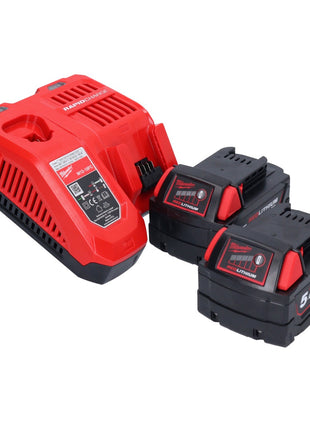 Milwaukee M18 FH-502 Akku Bohrhammer 18 V 2,5 J SDS plus Brushless + 2x Akku 5,0 Ah + Ladegerät