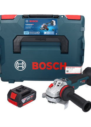 Bosch GWS 18V-10 SC Akku Winkelschleifer 18 V 125 mm Brushless + 1x Akku 5,0 Ah + L-Boxx - ohne Ladegerät - Toolbrothers