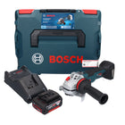 Bosch GWS 18V-10 SC Akku Winkelschleifer 18 V 125 mm Brushless + 1x Akku 5,0 Ah + Ladegerät + L-Boxx - Toolbrothers