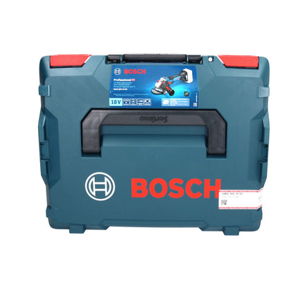 Amoladora angular a batería Bosch GWS 18V-10 SC 18 V 125 mm sin escobillas + 1x batería ProCORE 8,0 Ah + cargador + L-Boxx