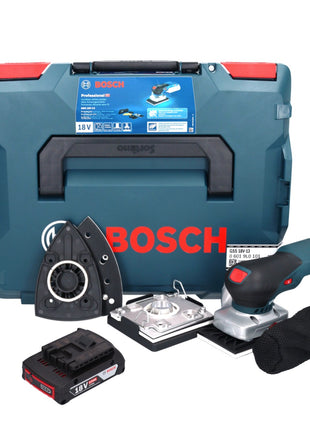 Bosch GSS 18V-13 Akku Schwingschleifer 18 V + 1x Akku 2,0 Ah + L-BOXX - ohne Ladegerät