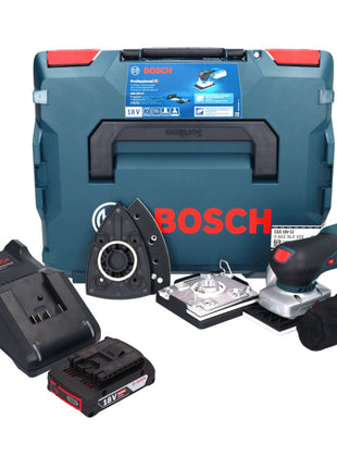 Ponceuse orbitale à batterie Bosch GSS 18V-13 18 V + 1x batterie 2,0 Ah + chargeur + L-BOXX