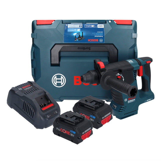 Bosch GBH 18V-24 C Professional cordless rotary hammer 18 V 2.4 J Brushless SDS plus + 2x ProCORE rechargeable battery 8.0 Ah + charger + L-BOXX