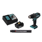Toolbrothers folding rule + DHP 482 RF1 cordless impact drill 18 V 62 Nm + 1x rechargeable battery 3.0 Ah + charger